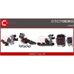 Turbo CASCO CTC71063KS pour NISSAN JUKE (F15) 1.6 DIG-T NISMO 4x4 200 CV