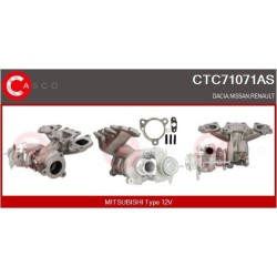 Turbo CASCO CTC71071AS pour RENAULT CLIO IV Grandtour (KH_) 1.2 TCe 120 (KHM0) 120 CV