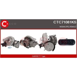 Turbo CASCO CTC71081KS pour RENAULT ALASKAN 2.3 dCi 190 4x4 (U3MD) 190 CV