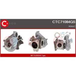 Turbo CASCO CTC71084GS pour RENAULT CLIO IV (BH_) 1.6 RS (BHJ4, BHJ6, BHMM) 200 CV