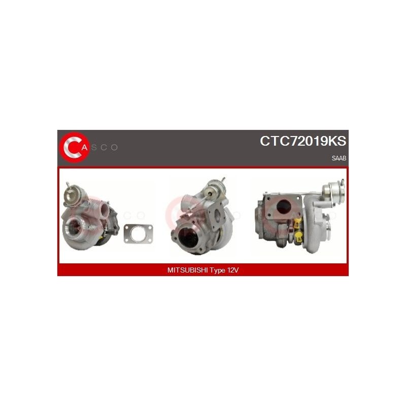 Turbo CASCO CTC72019KS pour SAAB 9-5 Break (YS3E) 2.3 Turbo 230 CV