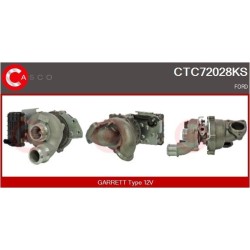 Turbo CASCO CTC72028KS pour FORD FOCUS II (DA_, HCP, DP) 1.8 TDCi 115 CV