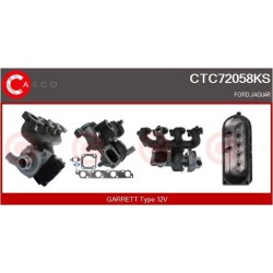 Turbo CASCO CTC72058KS pour FORD MONDEO III (B5Y) 2.0 16V TDDi / TDCi 115 CV