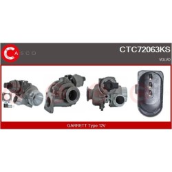 Turbo CASCO CTC72063KS pour VOLVO S60 II (134) D3 163 CV