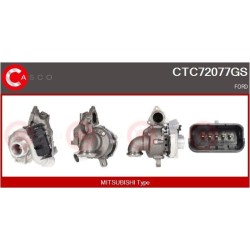 Turbo CASCO CTC72077GS pour FORD GALAXY II (WA6) 2.2 TDCi 200 CV