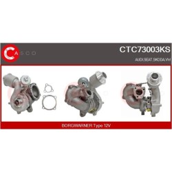 Turbo CASCO CTC73003KS pour AUDI A3 (8L1) 1.8 T 150 CV