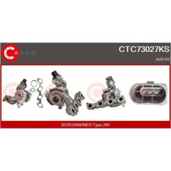 Turbo CASCO CTC73027KS pour AUDI A3 (8P1) 2.0 TDI 16V 140 CV