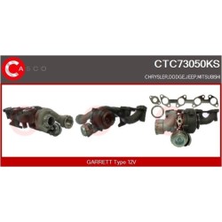 Turbo CASCO CTC73050KS pour JEEP COMPASS (MK49) 2.0 CRD 4x4 140 CV
