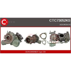 Turbo CASCO CTC73052KS pour AUDI A6 C5 (4B2, 4B4) 1.8 T 150 CV