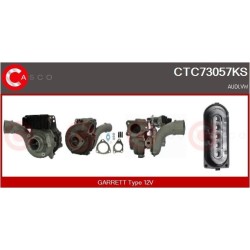 Turbo CASCO CTC73057KS pour AUDI Q7 (4LB) 3.0 TDI quattro 211 CV