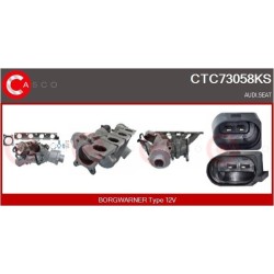 Turbo CASCO CTC73058KS pour AUDI A4 B8 (8K2) 1.8 TFSI 170 CV