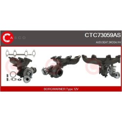 Turbo CASCO CTC73059AS pour SEAT LEON (1M1) 1.9 TDI 90 CV