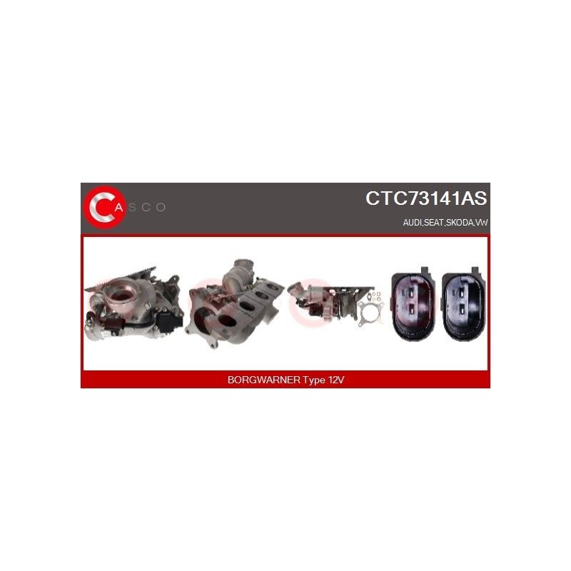 Turbo CASCO CTC73141AS pour VW PASSAT ALLTRACK B7 Variant (365) 1.8 TSI 152 CV