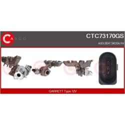 Turbo CASCO CTC73170GS pour AUDI Q3 (8UB, 8UG) 2.0 TDI quattro 177 CV