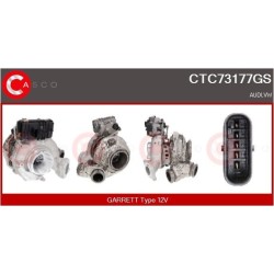 Turbo CASCO CTC73177GS pour VW AMAROK (2HA, 2HB, S1B, S6B, S7A, S7B, AGD) 3.0 TDI 4motion 224 CV