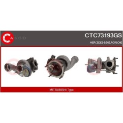 Turbo CASCO CTC73193GS pour PORSCHE CAYENNE (9PA) Turbo S 4.8 550 CV