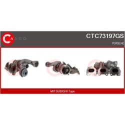 Turbo CASCO CTC73197GS pour PORSCHE PANAMERA (970) 3.0 S 420 CV