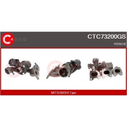 Turbo CASCO CTC73200GS pour PORSCHE CAYENNE (9PA) 3.0 TDI 240 CV