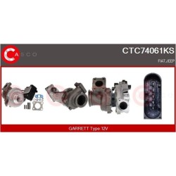 Turbo CASCO CTC74061KS pour FIAT 500X (334_) 2.0 D Multijet 4x4 (334AXB22, 334AXD2B) 140 CV