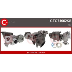 Turbo CASCO CTC74062GS pour FIAT 500L (351_, 352_) 0.9 (199LYC1B) 105 CV