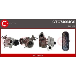 Turbo CASCO CTC74064GS pour JEEP RENEGADE SUV (BU, B1, BV) 1.6 MultiJet 130 CV