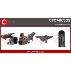 Turbo CASCO CTC74073GS pour FIAT 500L (351_, 352_) 1.6 D Multijet (199LYE1B) 120 CV
