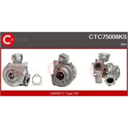 Turbo CASCO CTC75008KS pour BMW 5 (E60) 530 d 218 CV