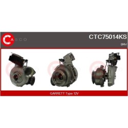 Turbo CASCO CTC75014KS pour BMW 5 (E60) 530 d 231 CV