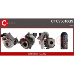Turbo CASCO CTC75016GS pour BMW 3 (E90) 320 d xDrive 163 CV