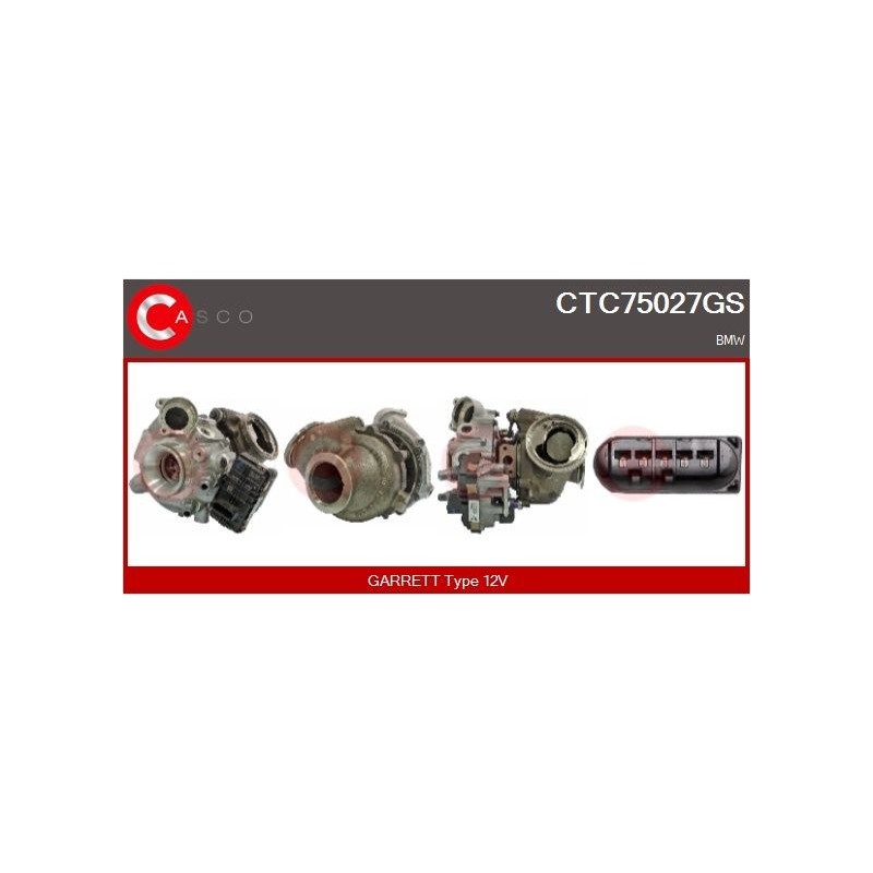 Turbo CASCO CTC75027GS pour BMW 1 (F20) 125 d 224 CV