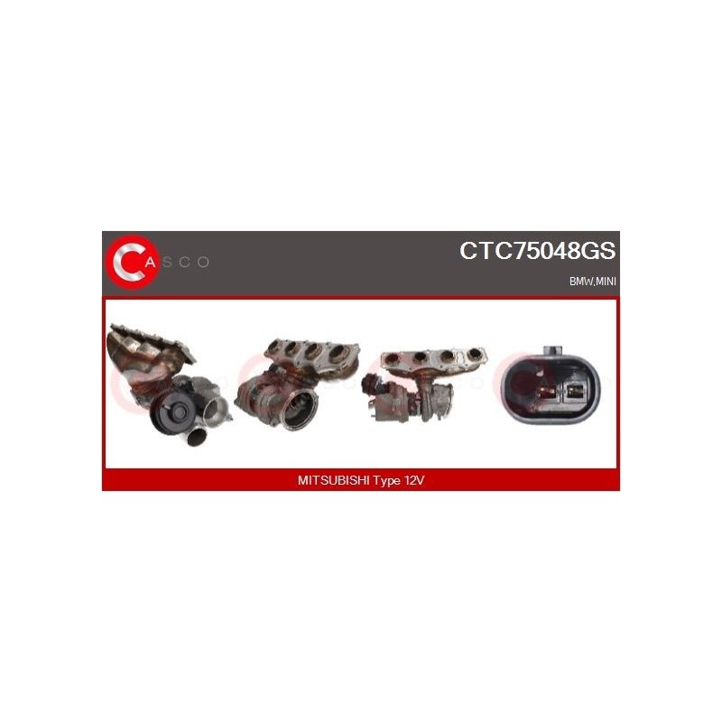 Turbo CASCO CTC75048GS pour BMW 3 (F30, F80) 328 i 245 CV