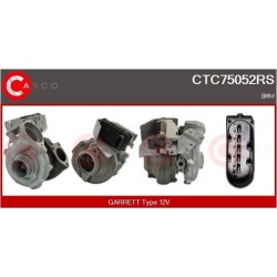 Turbo CASCO CTC75052RS pour BMW 5 (E60) 525 d 177 CV
