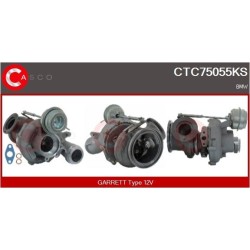 Turbo CASCO CTC75055KS pour BMW 5 (F10) 550 i 449 CV