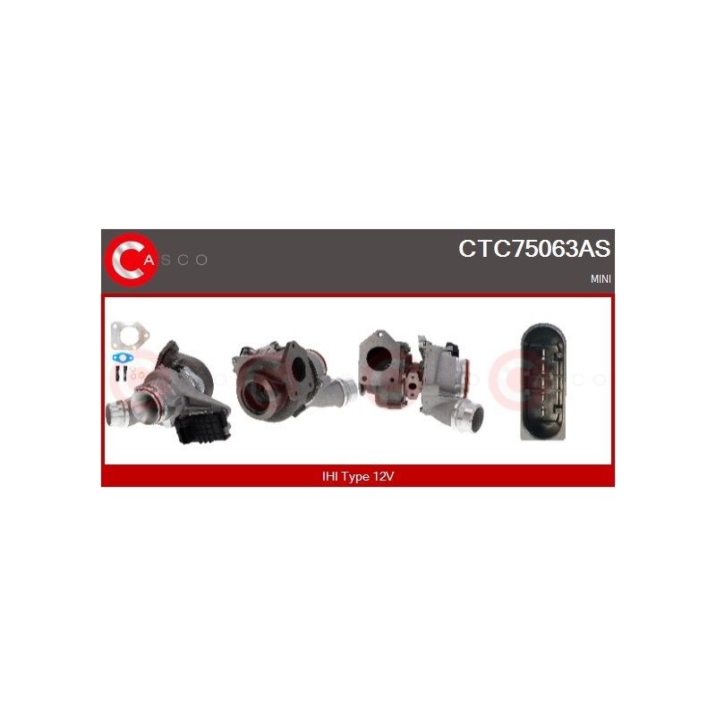 Turbo CASCO CTC75063AS pour MINI MINI COUNTRYMAN (R60) Cooper SD ALL4 136 CV