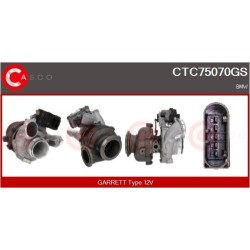 Turbo CASCO CTC75070GS pour BMW 5 (F10) 530 d 258 CV