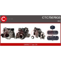 Turbo CASCO CTC75076GS pour BMW 5 (G30, F90) 540 d Mild-Hybrid xDrive 340 CV