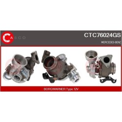 Turbo CASCO CTC76024GS pour MERCEDES-BENZ CLASSE A (W169) A 200 CDI (169.308, 169.008) 136 CV