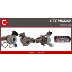 Turbo CASCO CTC76033KS pour MERCEDES-BENZ CLASSE E (W212) E 300 CDI / BlueTEC (212.020, 212.021, 212.027) 231 CV