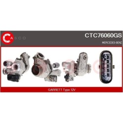 Turbo CASCO CTC76060GS pour MERCEDES-BENZ CLASSE C (W205) C 200 d (205.001) 160 CV