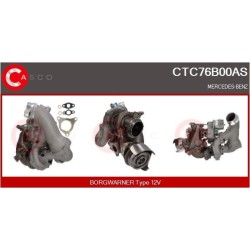 Turbo CASCO CTC76B00AS pour MERCEDES-BENZ CLASSE E (W212) E 250 CDI / BlueTEC 4-matic (212.082, 212.097) 204 CV