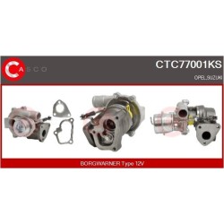 Turbo CASCO CTC77001KS pour OPEL MERIVA A Monospace (X03) 1.3 CDTI (E75) 75 CV