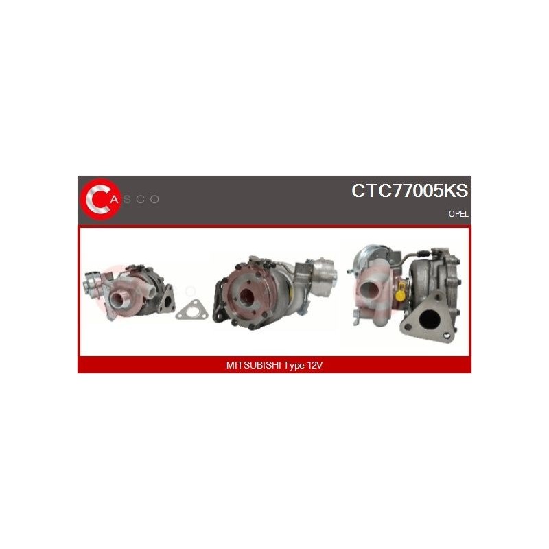 Turbo CASCO CTC77005KS pour OPEL ASTRA H (A04) 1.7 CDTI (L48) 100 CV