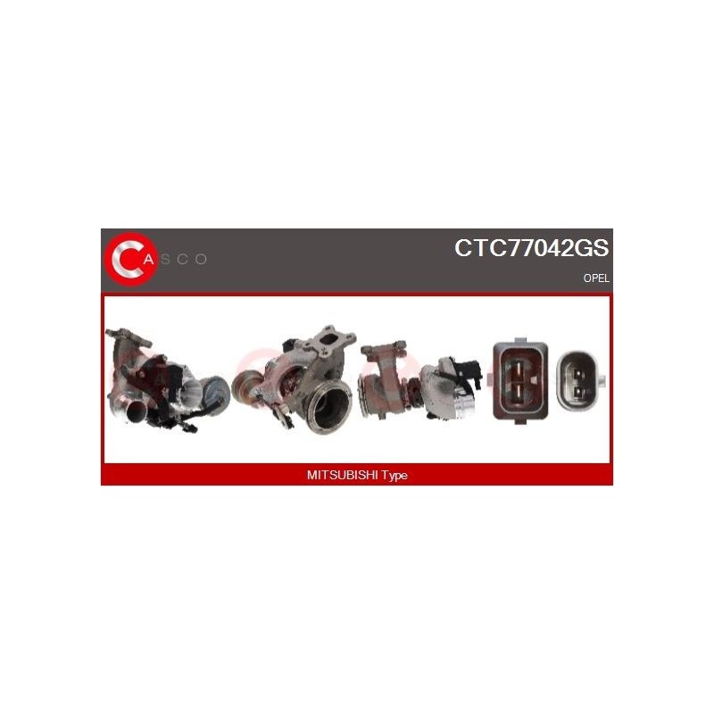 Turbo CASCO CTC77042GS pour OPEL ADAM (M13) 1.0 90 CV