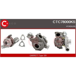 Turbo CASCO CTC78000KS pour HYUNDAI GETZ (TB) 1.5 CRDi 82 CV