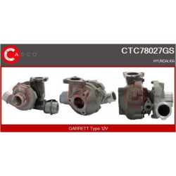 Turbo CASCO CTC78027GS pour HYUNDAI GETZ (TB) 1.5 CRDi 88 CV