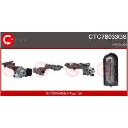 Turbo CASCO CTC78033GS pour HYUNDAI i30 (PDE, PD, PDEN) 1.6 CRDi 136 CV