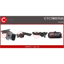 Turbo CASCO CTC78037GS pour HYUNDAI i40 I (VF) 1.6 CRDi 136 CV