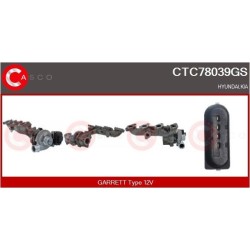 Turbo CASCO CTC78039GS pour KIA CARENS IV 1.7 CRDi 116 CV