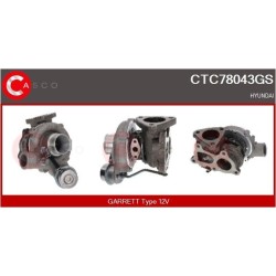 Turbo CASCO CTC78043GS pour HYUNDAI GALLOPER II (JK-01) 2.5 TD intercooler 99 CV