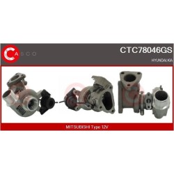 Turbo CASCO CTC78046GS pour HYUNDAI i20 I (PB, PBT) 1.4 CRDi 75 CV